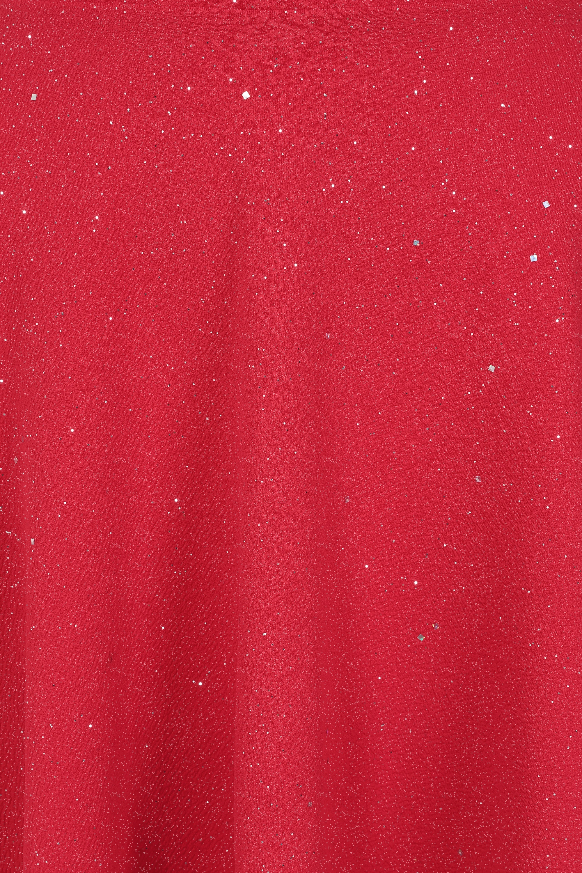 Vintage Chic for Topvintage - Topvintage exclusive ~ Gilly Glitter swing rok in rood 2