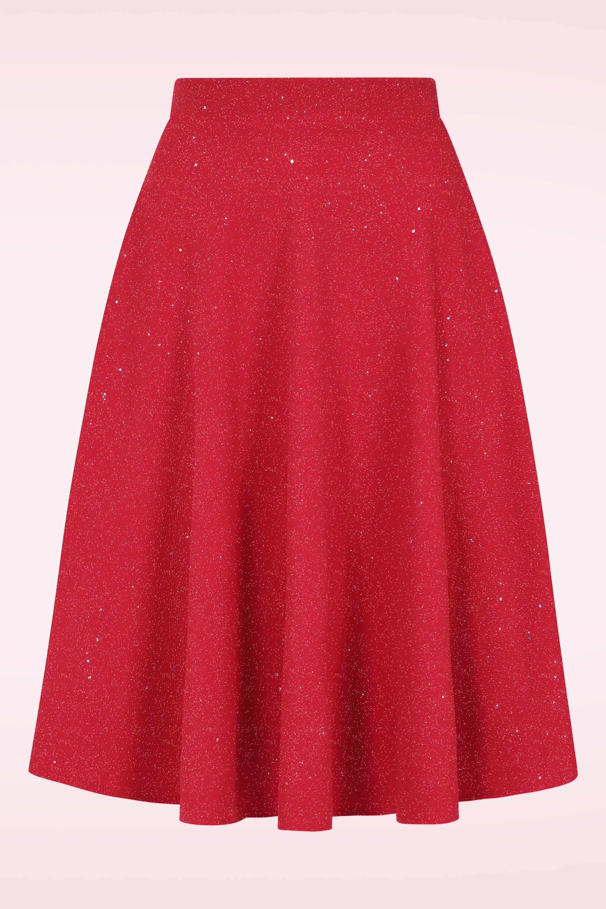 Vintage Chic for Topvintage - Topvintage exclusive ~ Gilly Glitter swing rok in rood