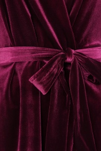 Vintage Chic for Topvintage - Topvintage exclusive ~ Victoria Velvet vest top in claret rood 2