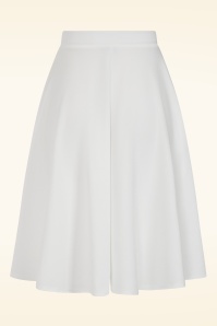 Vintage Chic for Topvintage - Topvintage exclusive ~ Sheila swing rok in gebroken wit 3