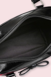 Banned Retro - Chic Charlotte Tartan handtas in rood en zwart 2