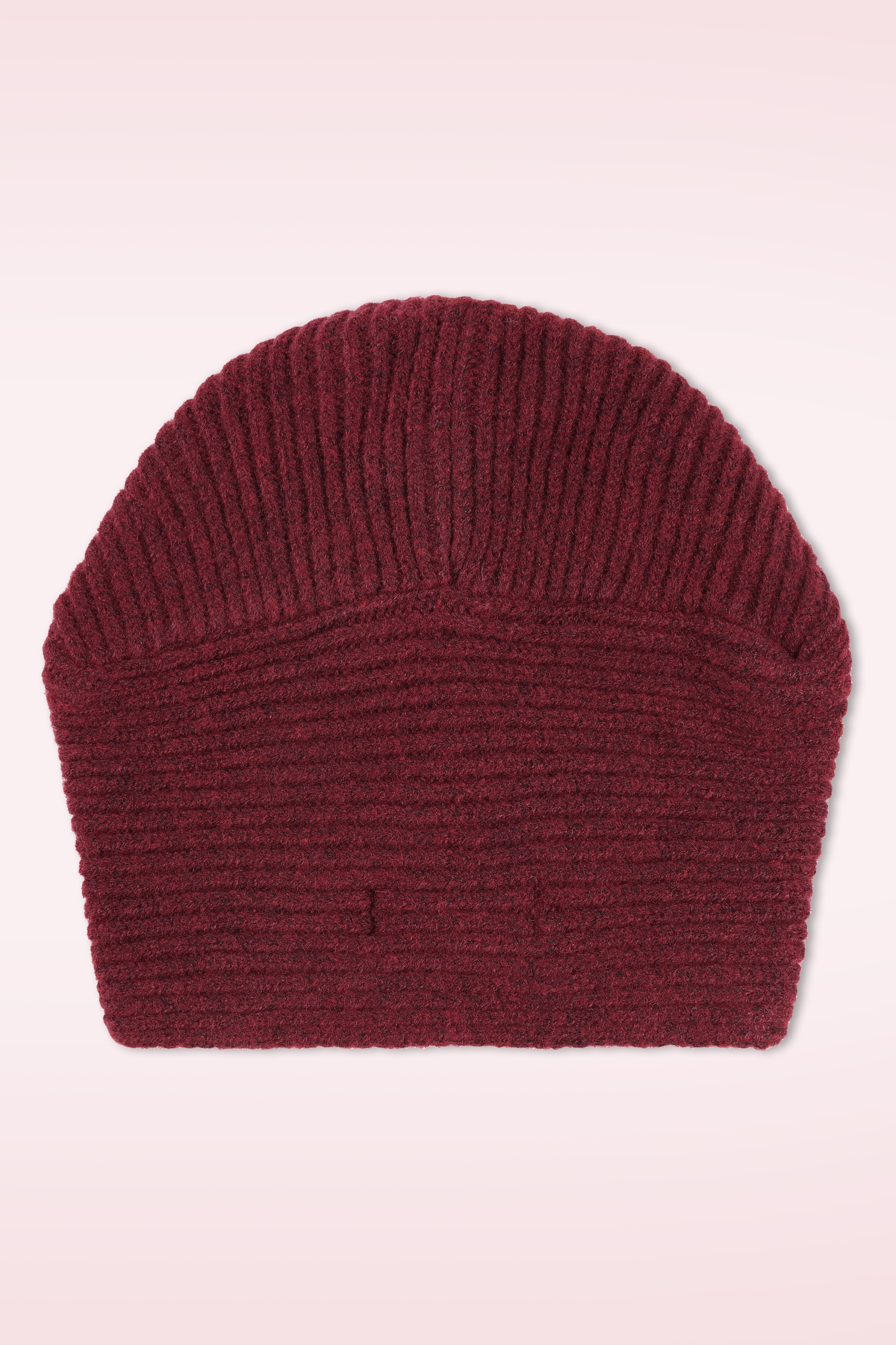 Surkana - Gebreide tulband in kastanje rood 3