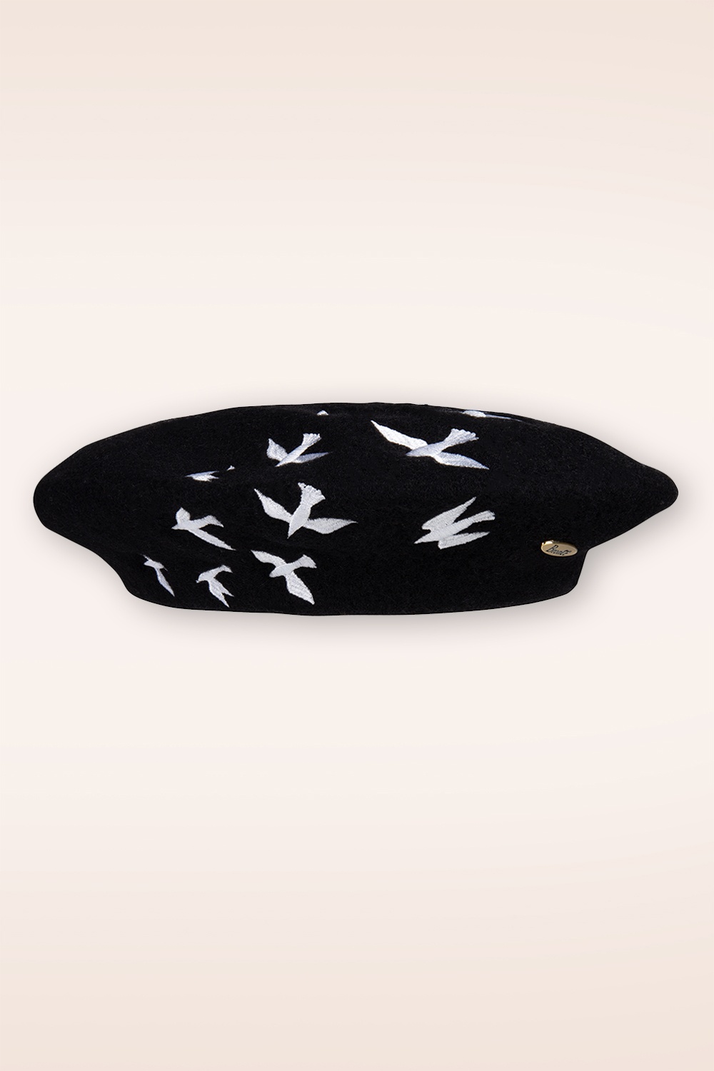 Bronté - Birdy baret in zwart 2