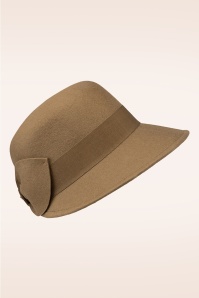 Bronté - Catharina Cloche hoed in beverbruin 5