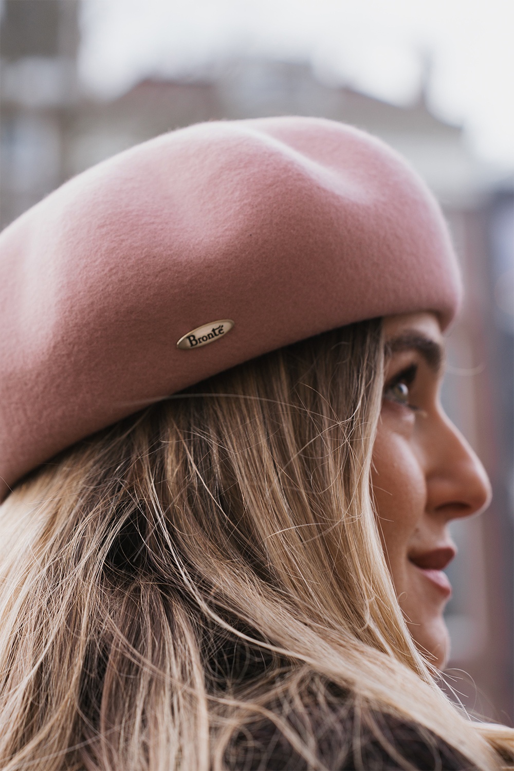 Bronté - Colette baret in roze 2