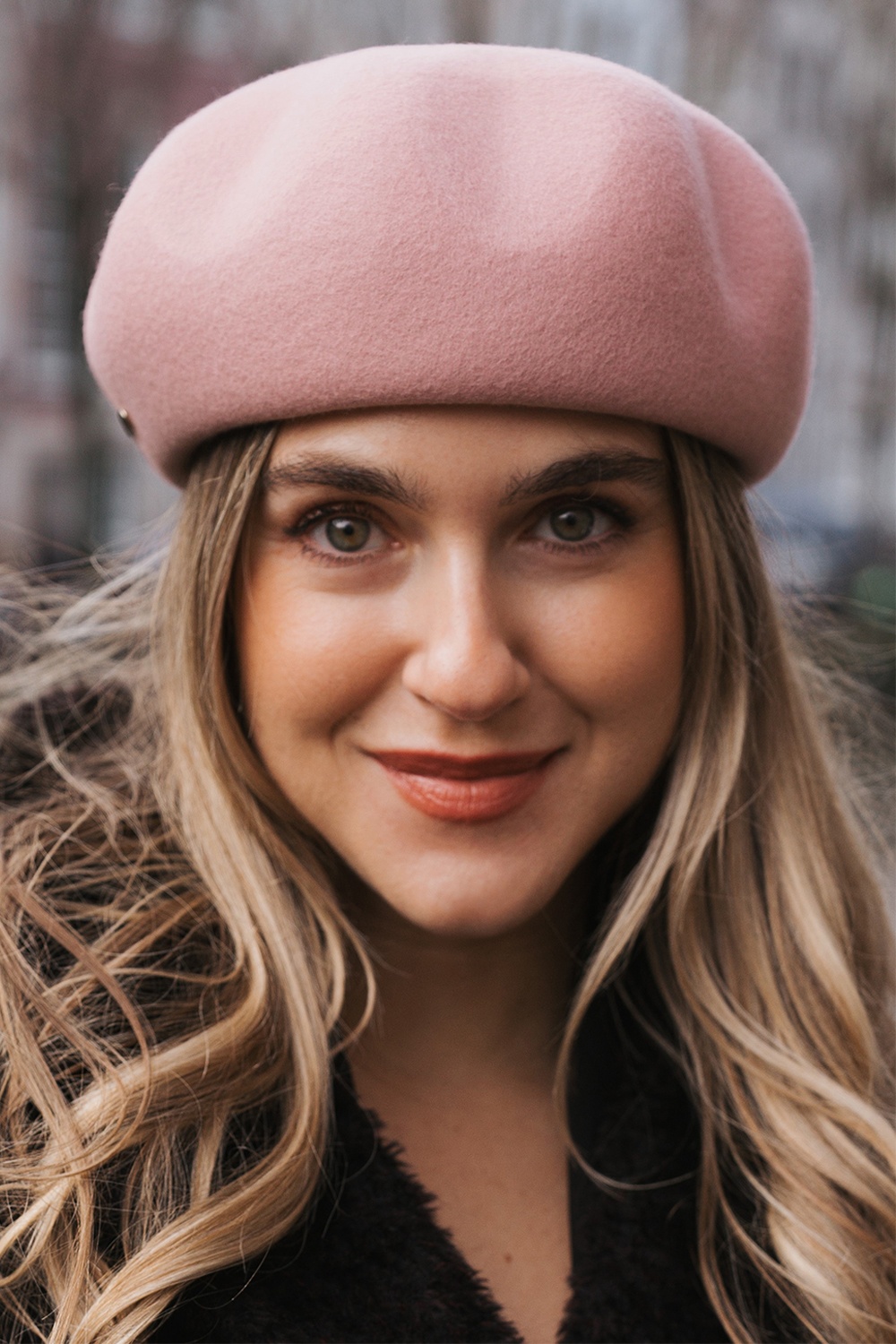 Bronté - Colette baret in roze