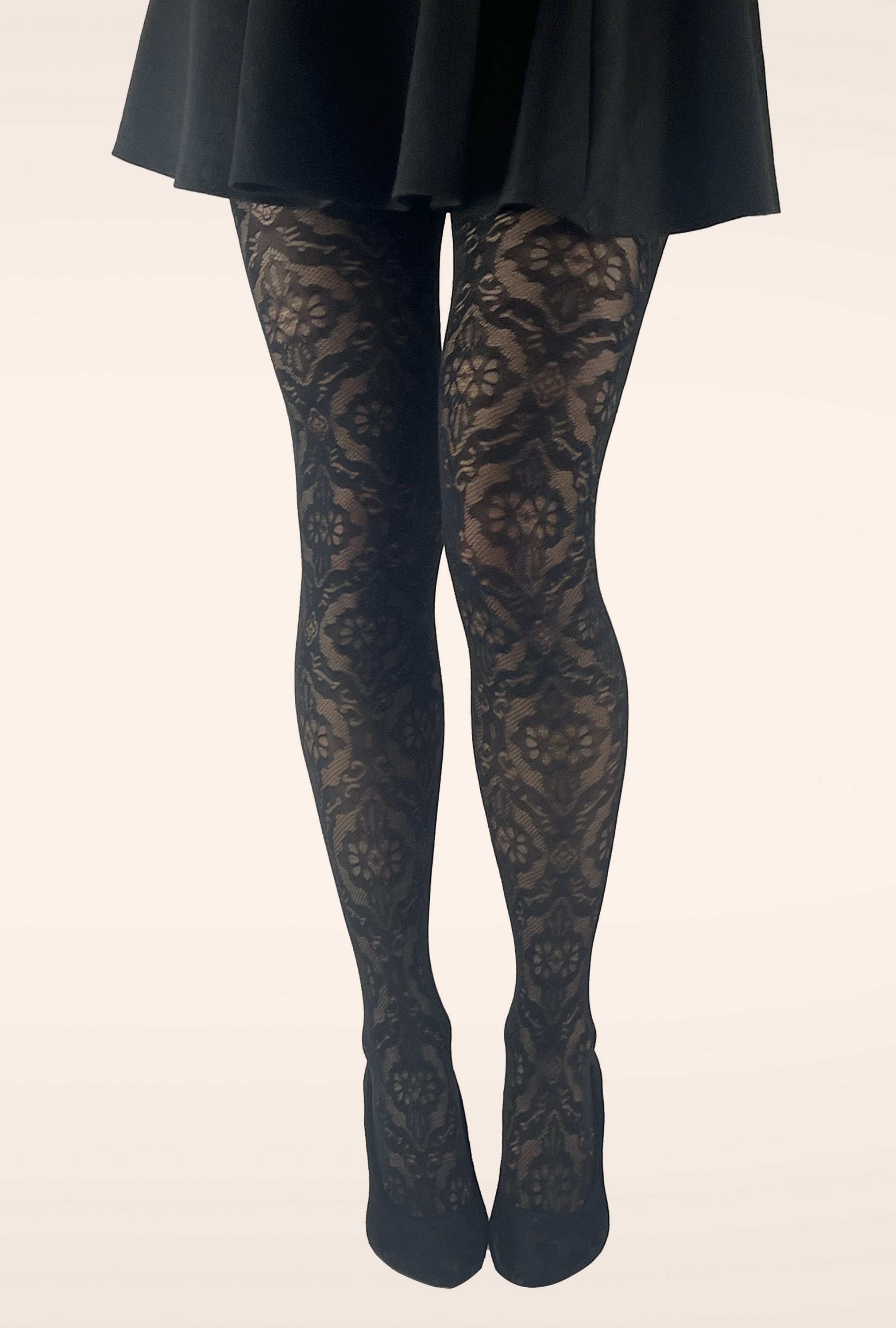 Gipsy - Damask lace panty in zwart
