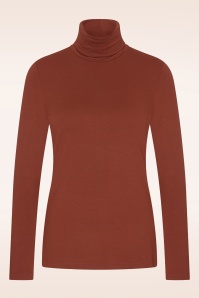 Bakery Ladies - Turtleneck top in okerrood