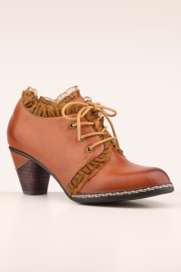 Chelsea Crew - Johana lederen laarsjes in tan  3