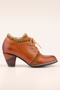 Chelsea Crew - Johana lederen laarsjes in tan 