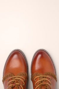 Chelsea Crew - Johana lederen laarsjes in tan  2