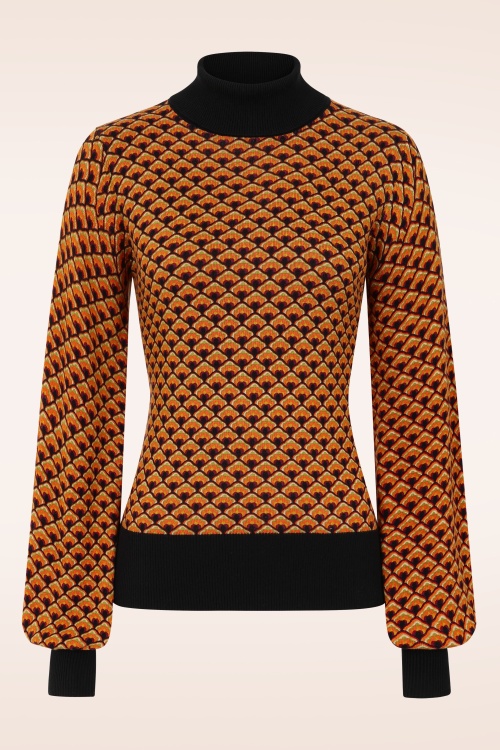 King Louie - Rollneck top Frio in cabernet rood 2