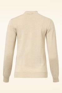 Smashed Lemon - Sierra Sparkling gebreide top in zand 4