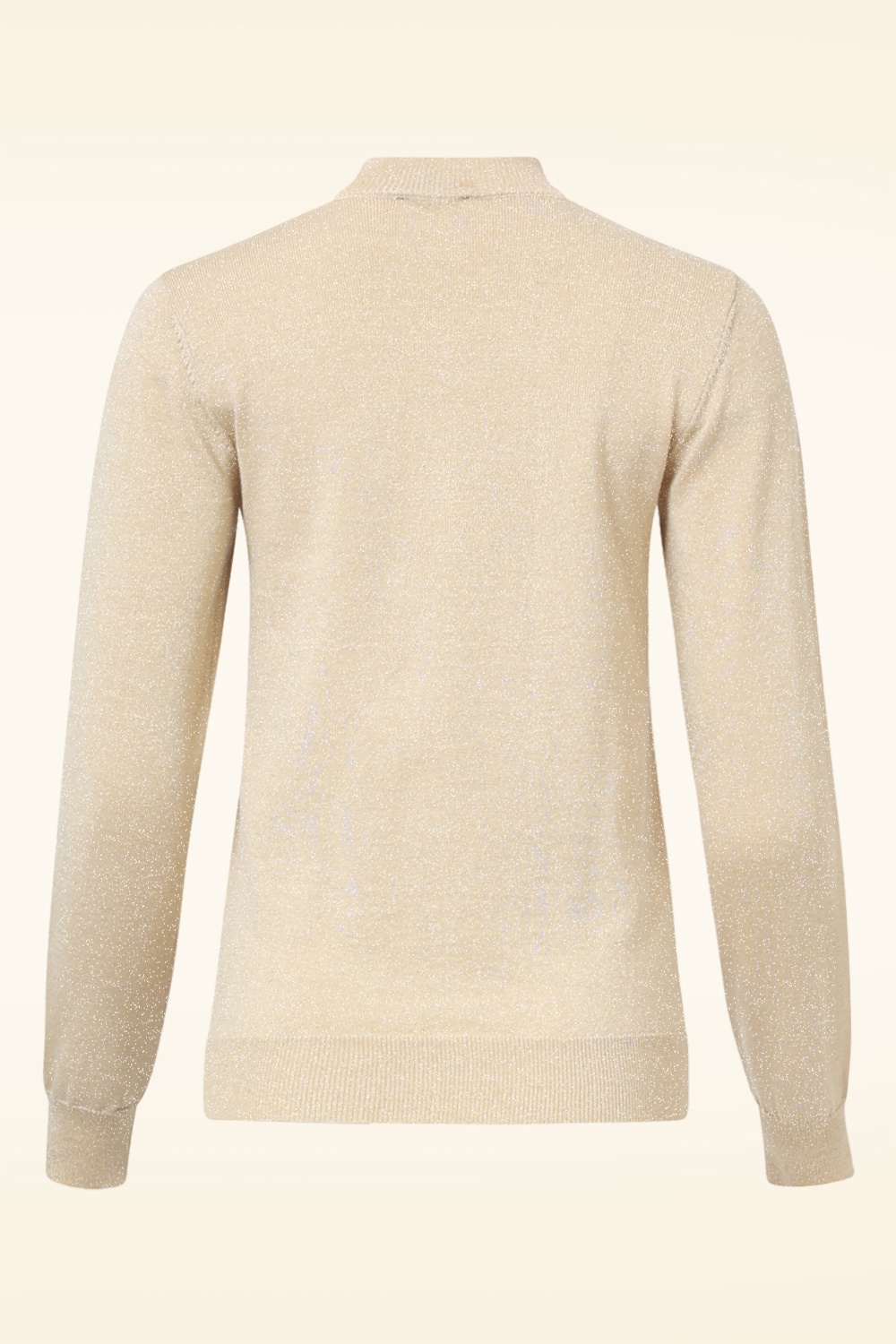 Smashed Lemon - Sierra Sparkling gebreide top in zand 4