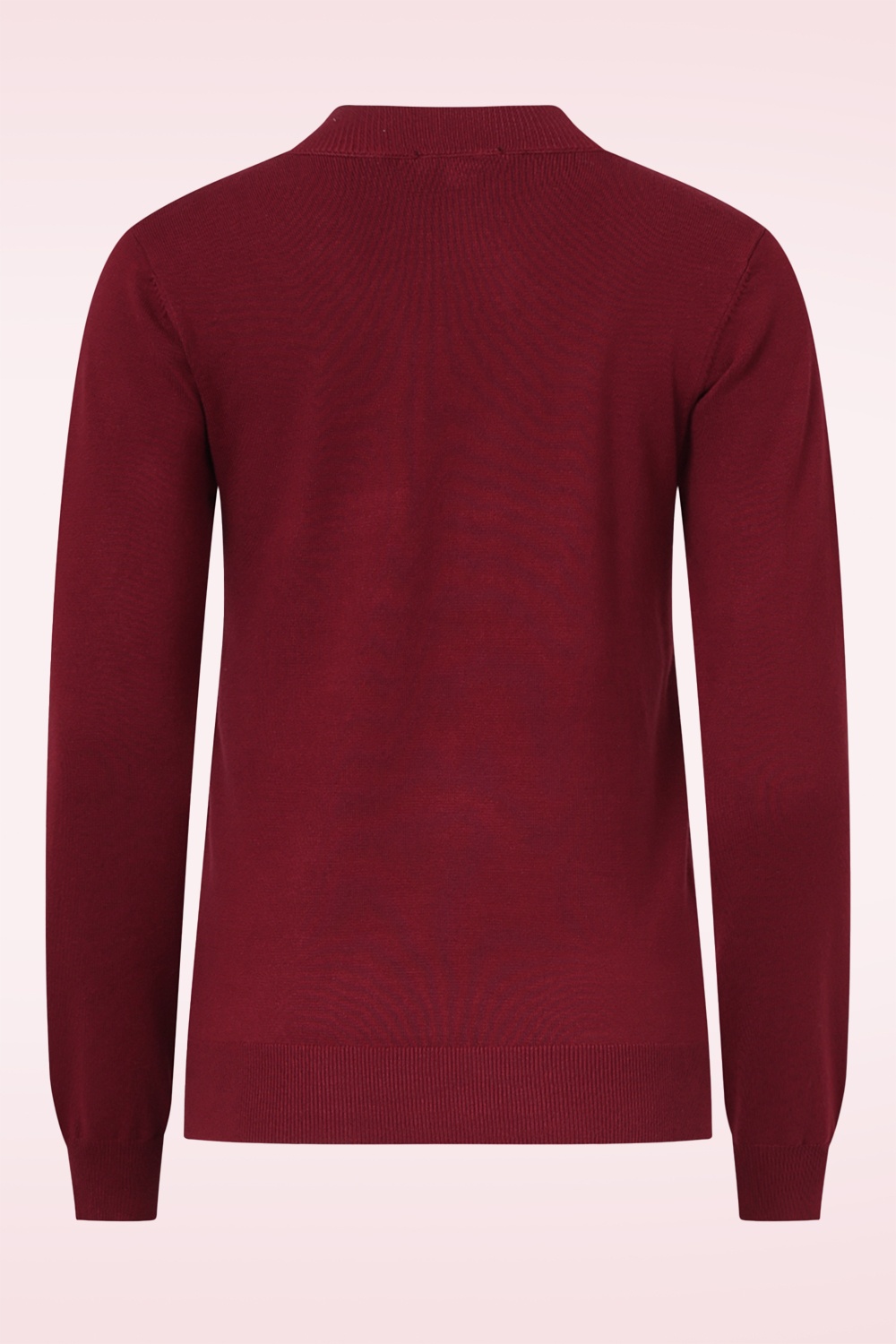 Smashed Lemon - Sierra gebreide top in bordeauxrood 2