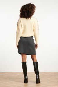 Smashed Lemon - Anna rok in donkergrijs 3