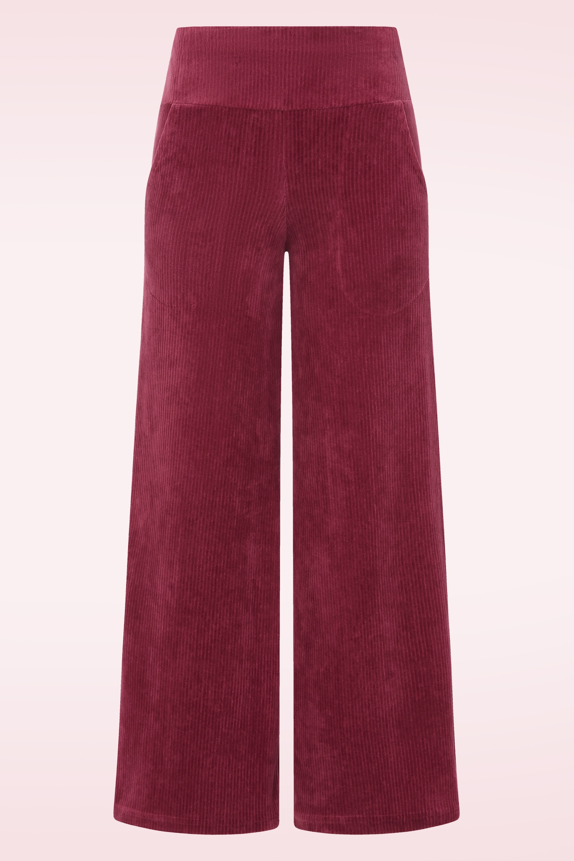 Blutsgeschwister - Jolly Marleen corduroy culotte in Fine Needle Red
