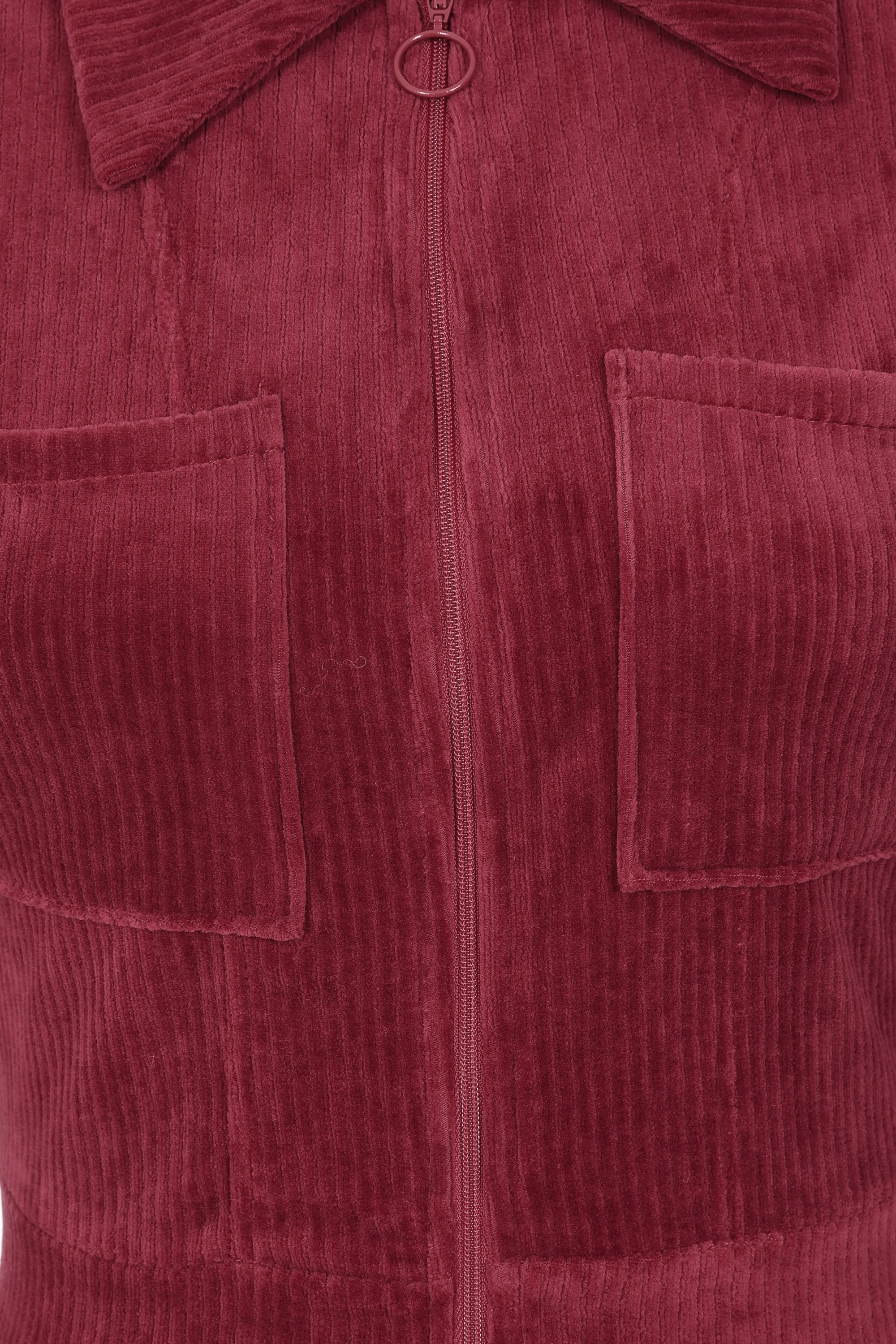 Blutsgeschwister - Jolly Molly corduroy jumpsuit in Fine Needle Red 2