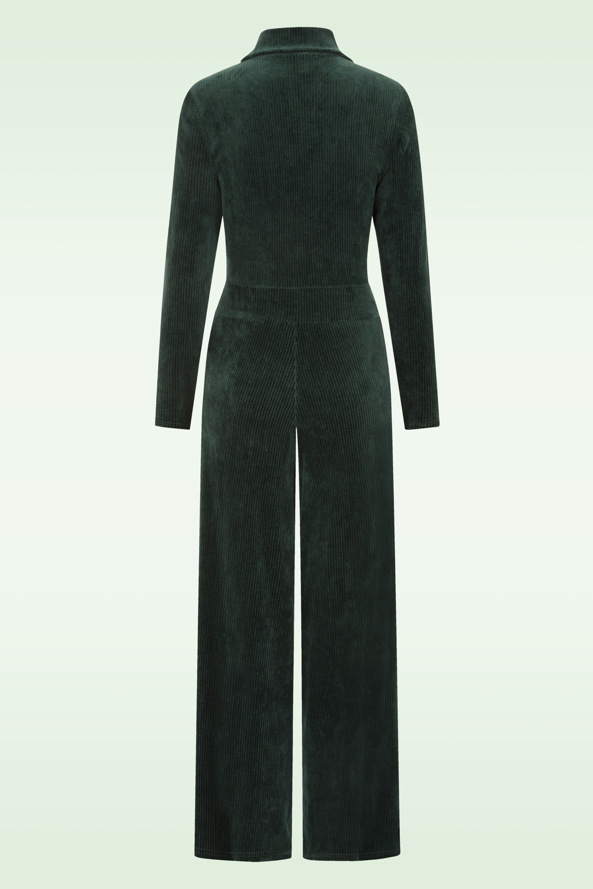 Blutsgeschwister - Jolly Molly corduroy jumpsuit in Fine Needle Green 3