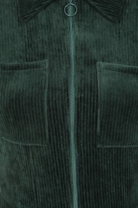 Blutsgeschwister - Jolly Molly corduroy jumpsuit in Fine Needle Green 2