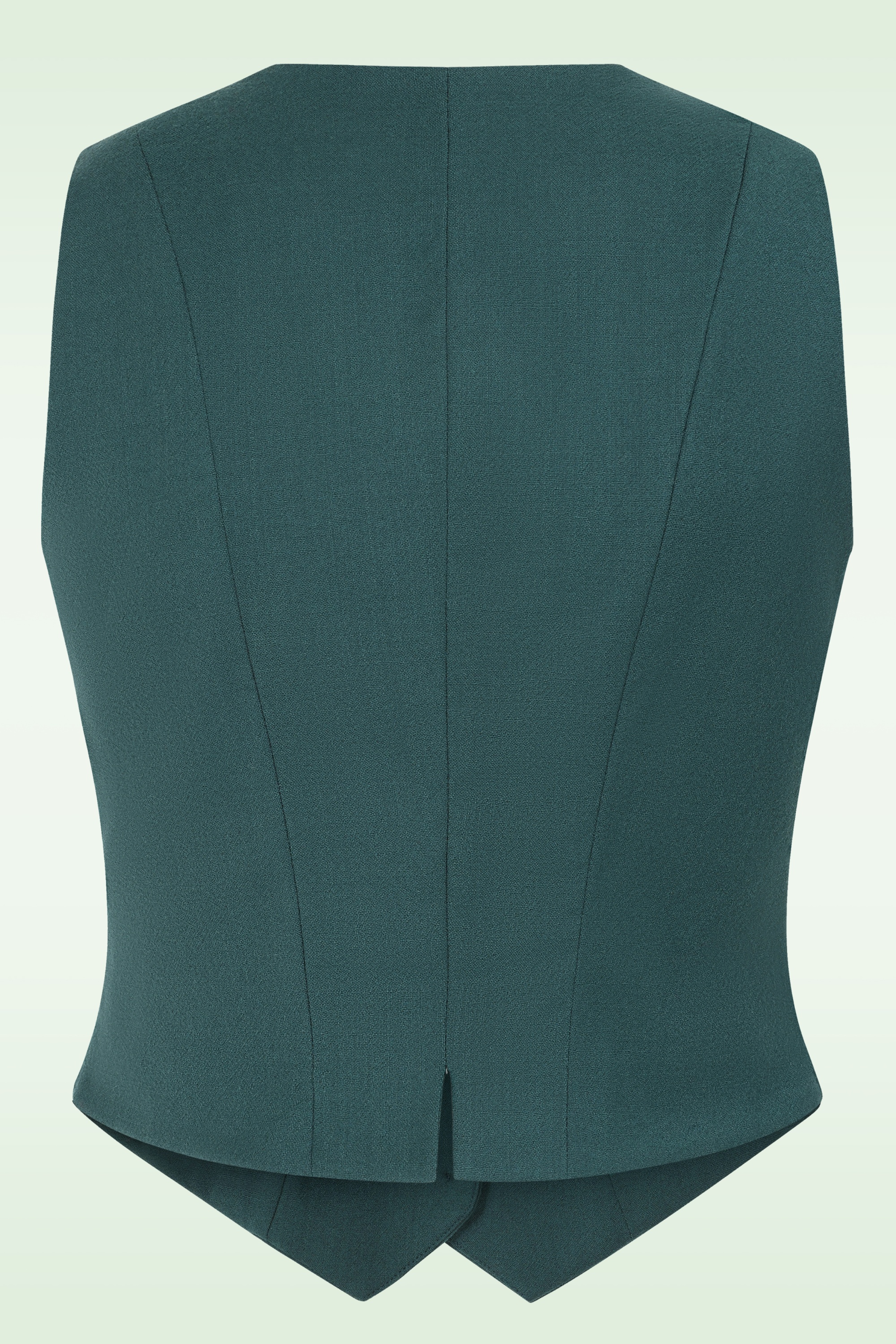 Emmy Design - The Suit Up gilet van wol in petrol 4