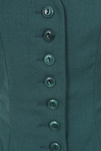 Emmy Design - The Suit Up gilet van wol in petrol 3