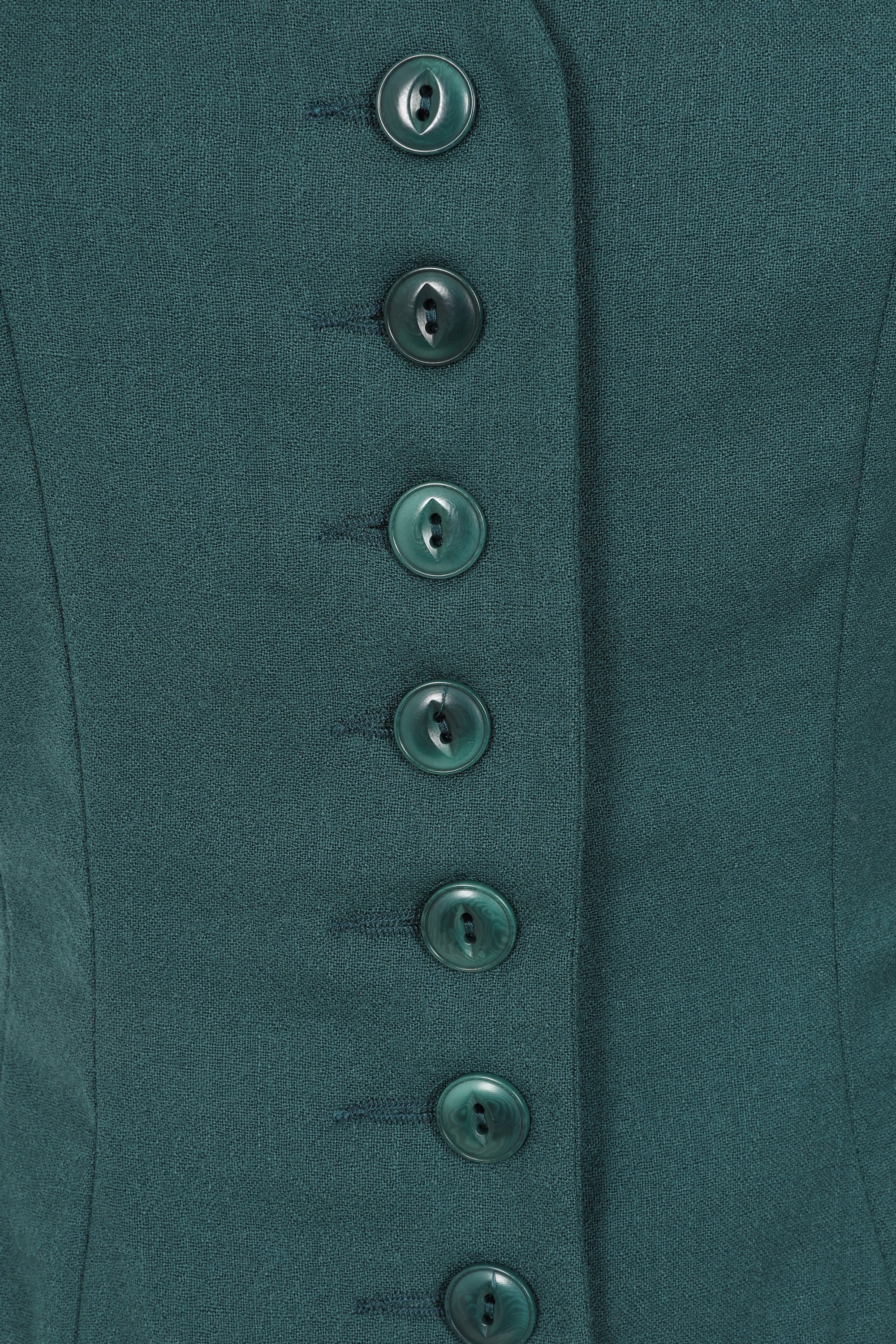 Emmy Design - The Suit Up gilet van wol in petrol 3