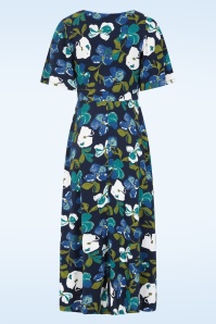 Seasalt - Chateaux midaxi jurk in lamorna bloom maritime 3