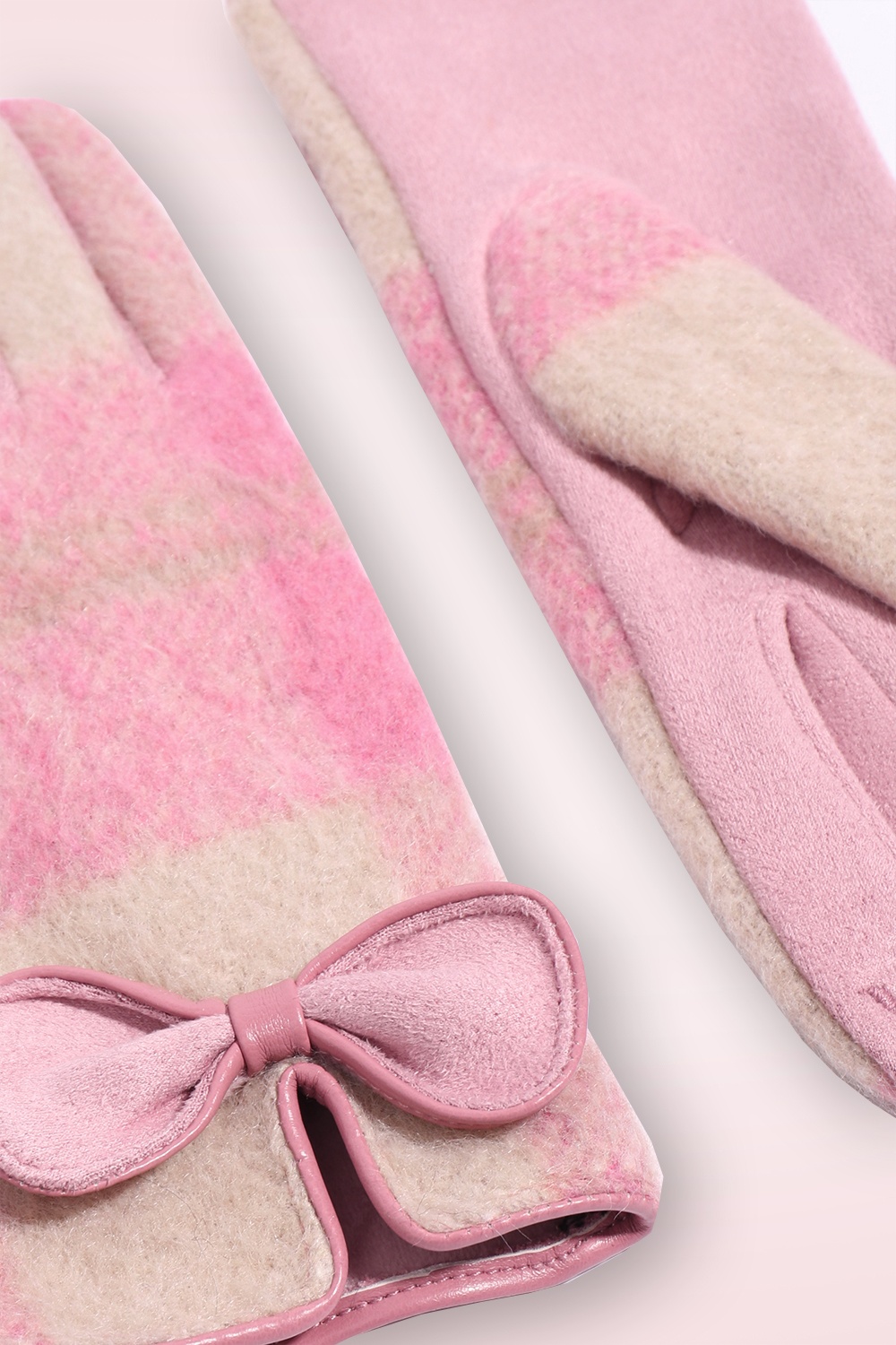 Amici - Ava handschoenen in poederroze 2