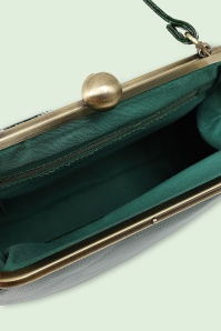 Banned Retro - Doris handtas in donkergroen 2