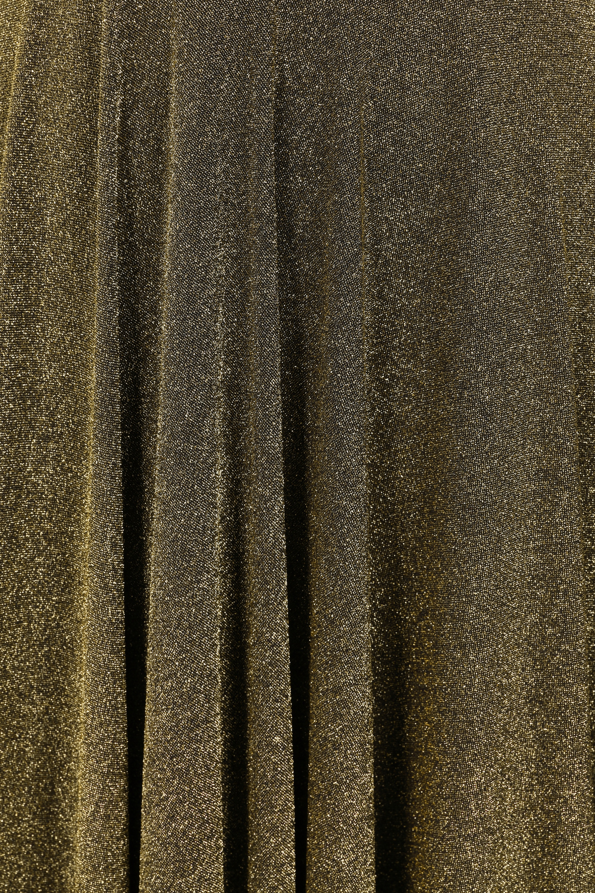 Glamour Bunny - Marilyn Glitter swing jurk in donkergoud 4