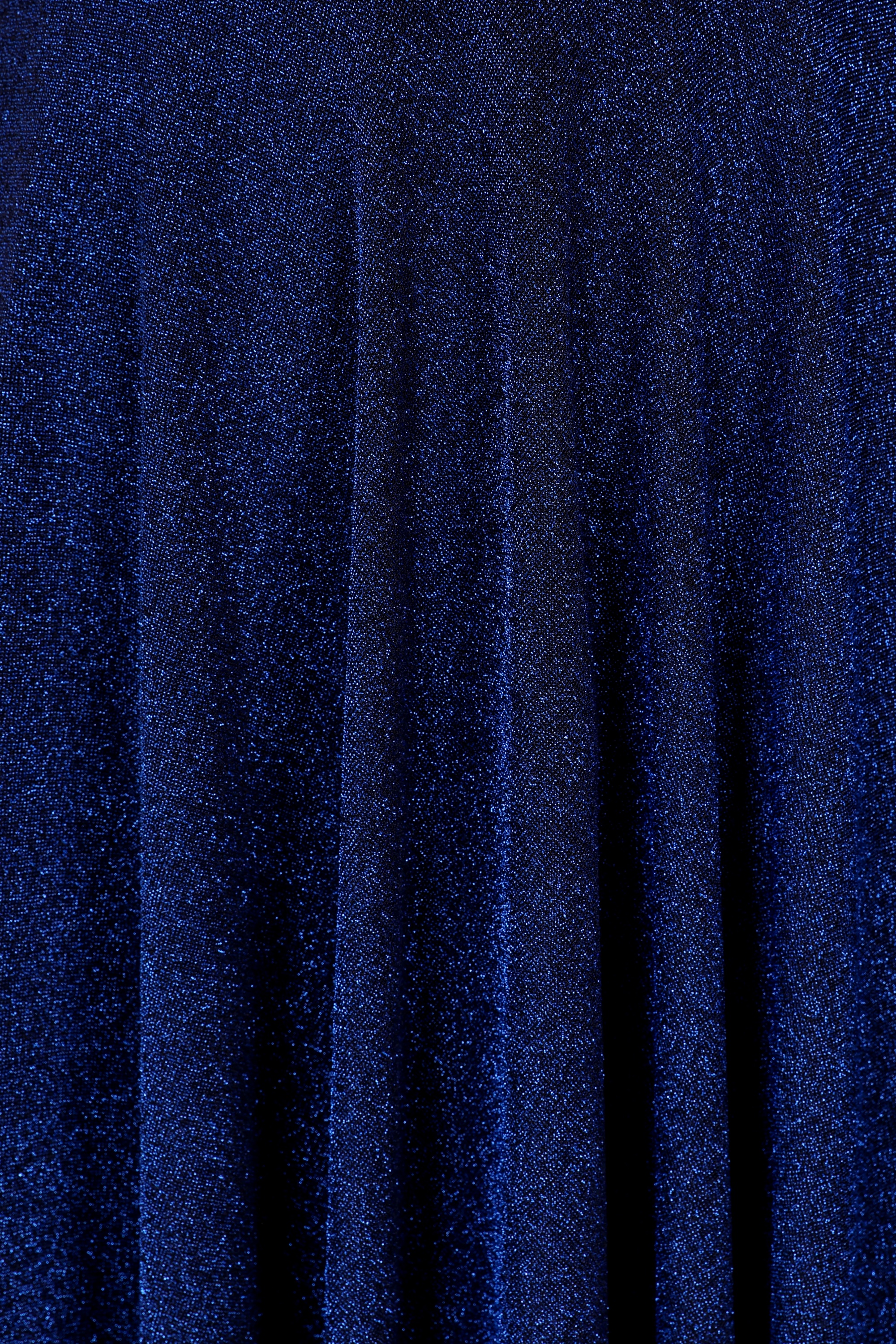 Glamour Bunny - Norma Jean Glitter swing jurk in avondblauw 7