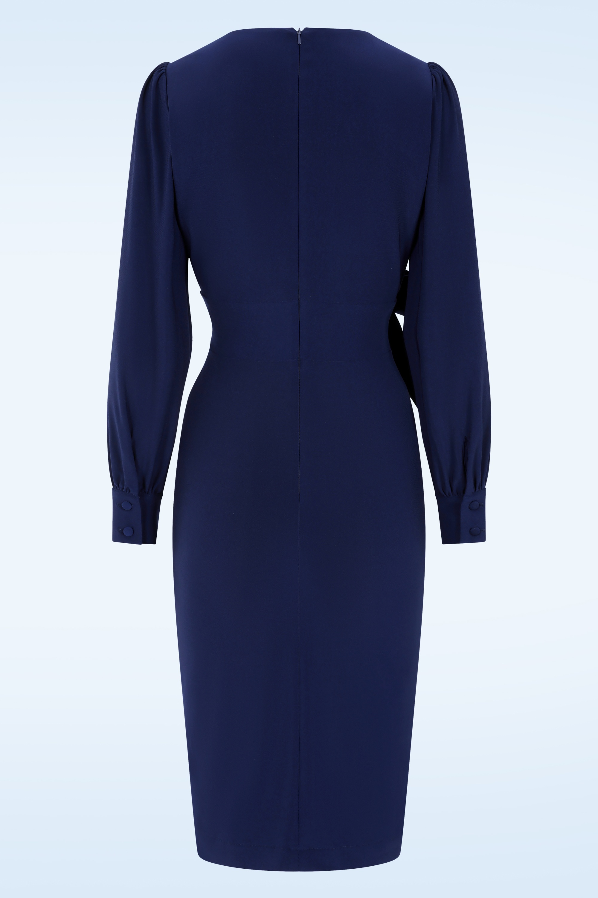 Glamour Bunny - Starlet pencil jurk in middernachtblauw 5