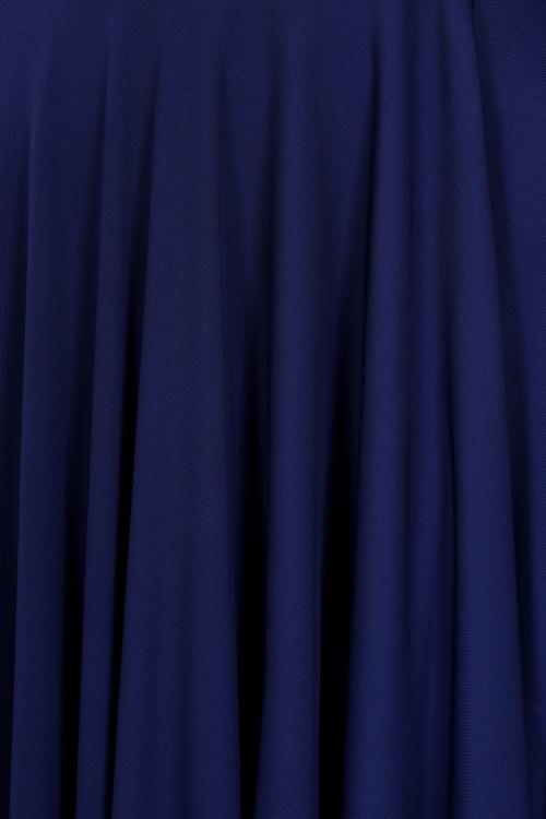 Glamour Bunny - The Gina Lee swing jurk in avondblauw 6