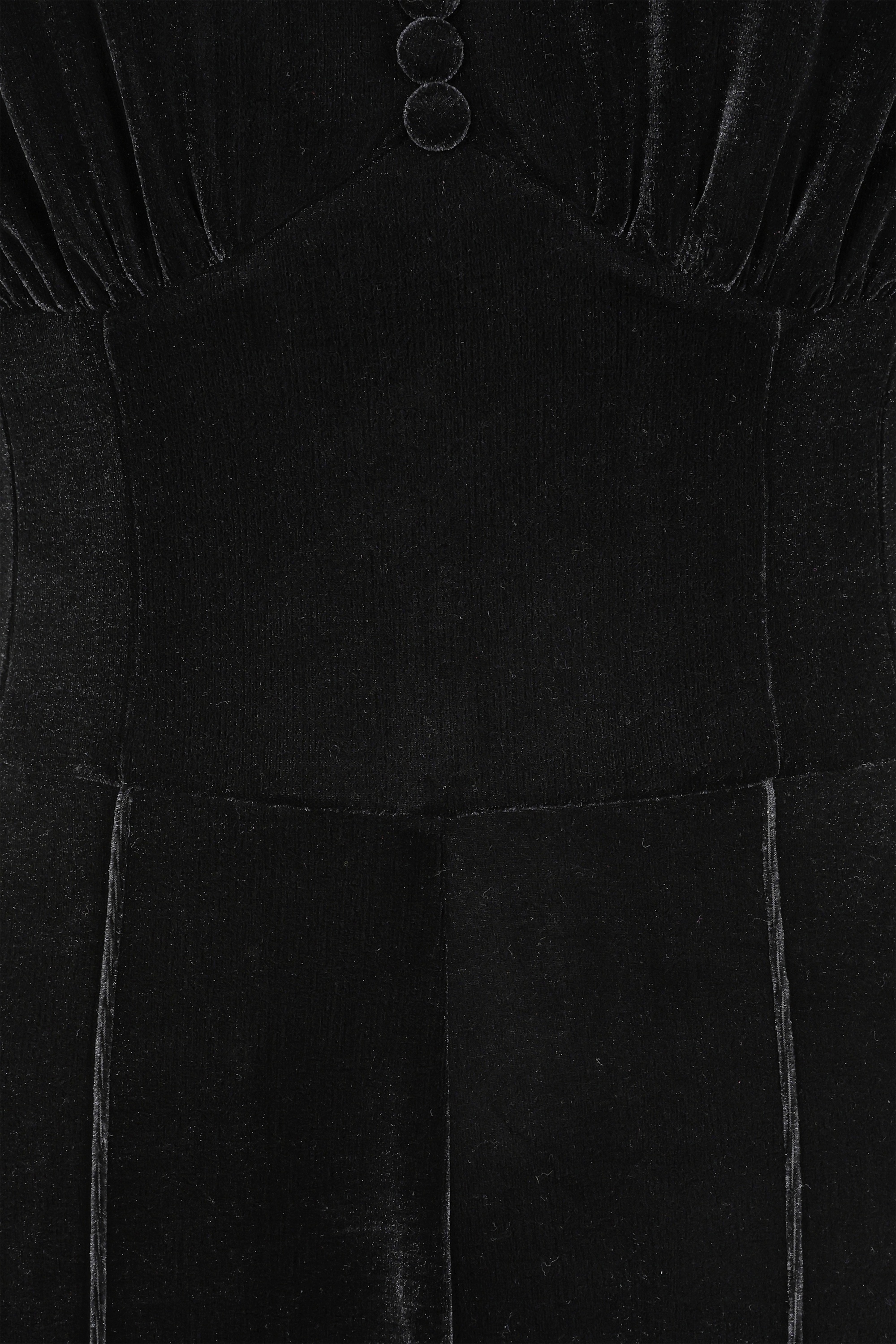 Glamour Bunny - Hariet Velvet jumpsuit in zwart 3