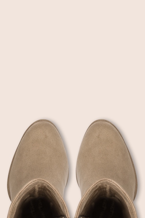 Tamaris - Ina suèdine laarzen in beige 2