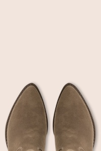 Tamaris - Hailey Suede Western boots in tabakbruin 2