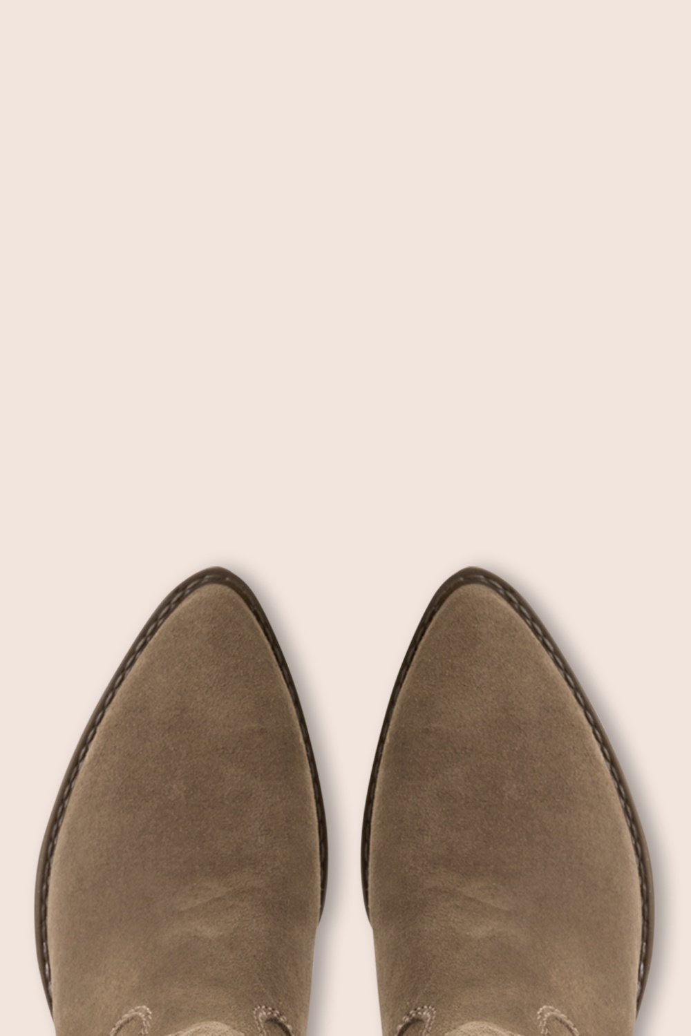 Tamaris - Hailey Suede Western boots in tabakbruin 2