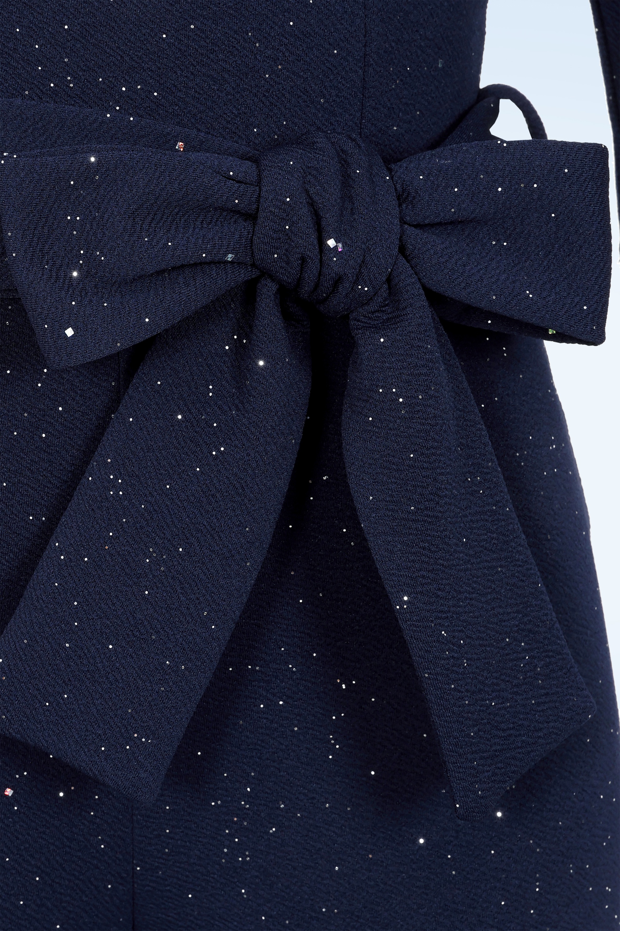 Vintage Chic for Topvintage - Topvintage exclusive ~ Irina glitter jumpsuit in marineblauw 2