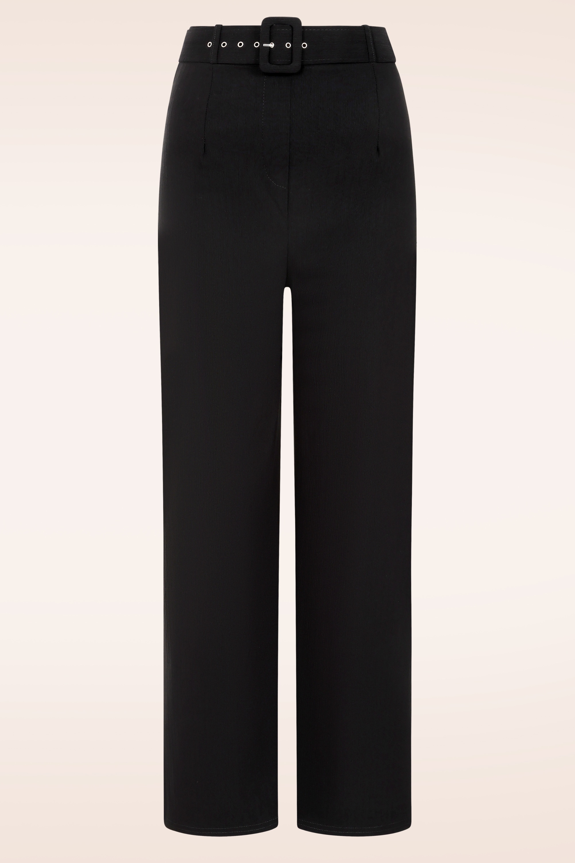 Vintage Chic for Topvintage - Topvintage exclusive ~ Sasha pantalon met structuur in zwart