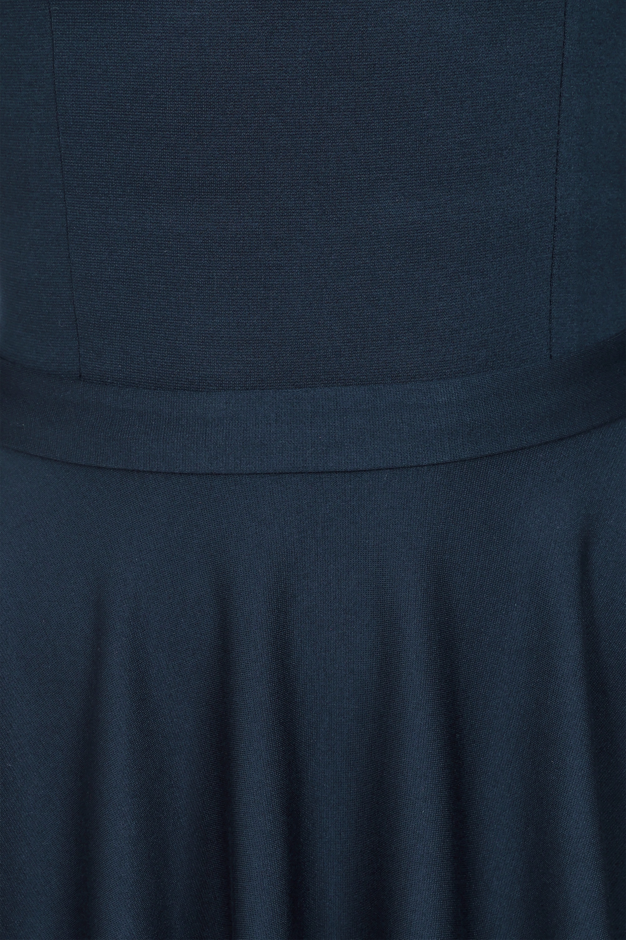 Very Cherry - Ballerina jurk in marineblauw 2