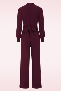Very Cherry - Emmylou jumpsuit in aubergine 3