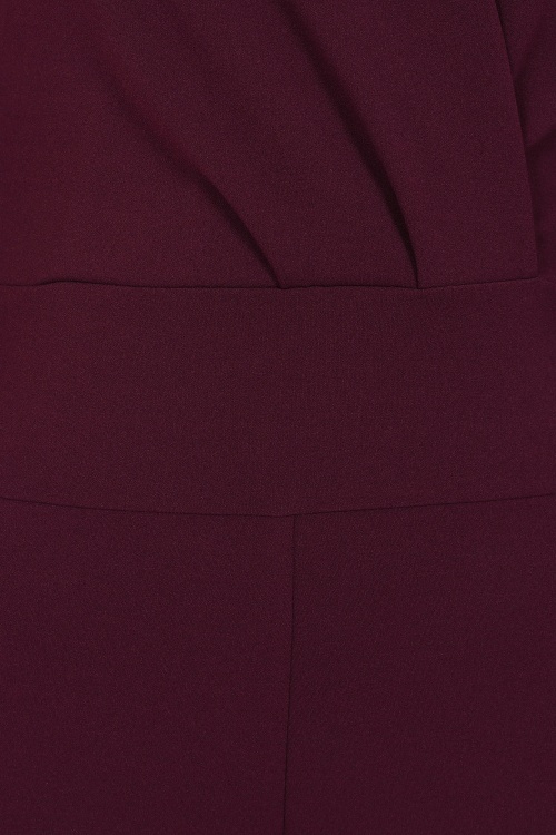 Very Cherry - Emmylou jumpsuit in aubergine 2