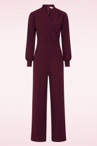 Very Cherry - Emmylou jumpsuit in aubergine