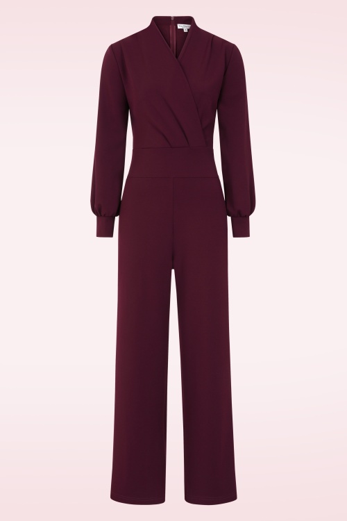 Very Cherry - Emmylou jumpsuit in aubergine