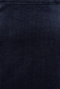 Very Cherry - Nora corduroy a-lijn rok in marineblauw 2