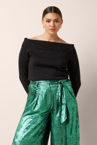 King Louie - Mirta Lapis top in zwart 3