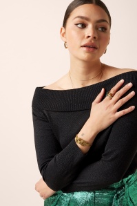 King Louie - Mirta Lapis top in zwart