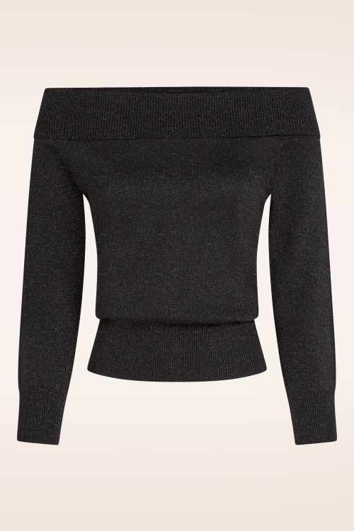 King Louie - Mirta Lapis top in zwart 2