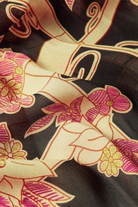 King Louie - Maisie Alba blouse in zwart en multi 4